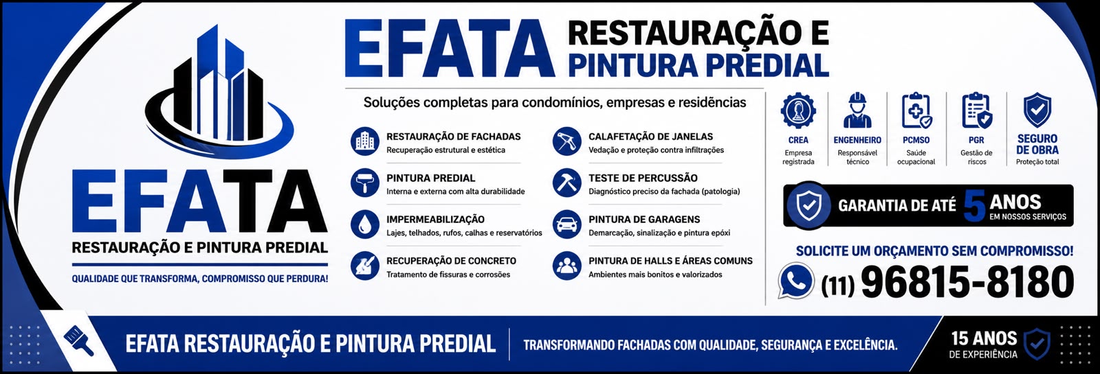 EFATA RESTAURAÇÃO & PINTURA PREDIAL
