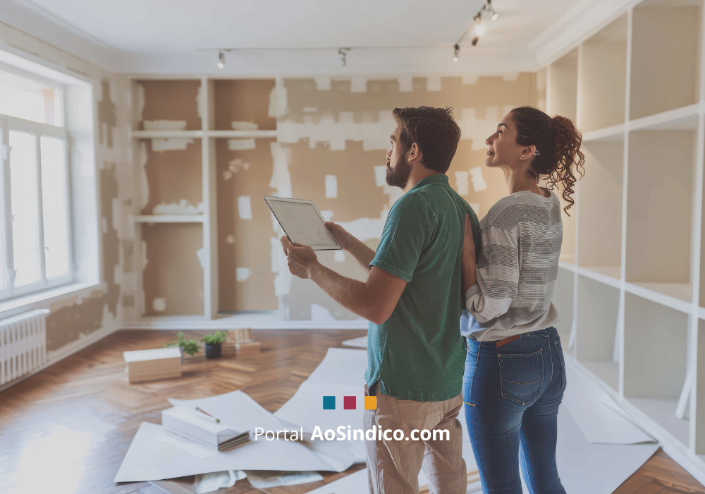 Posso reformar meu apartamento? Entenda os limites legais.